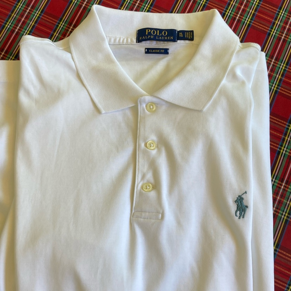 Polo Ralph Lauren White Polo Shirt